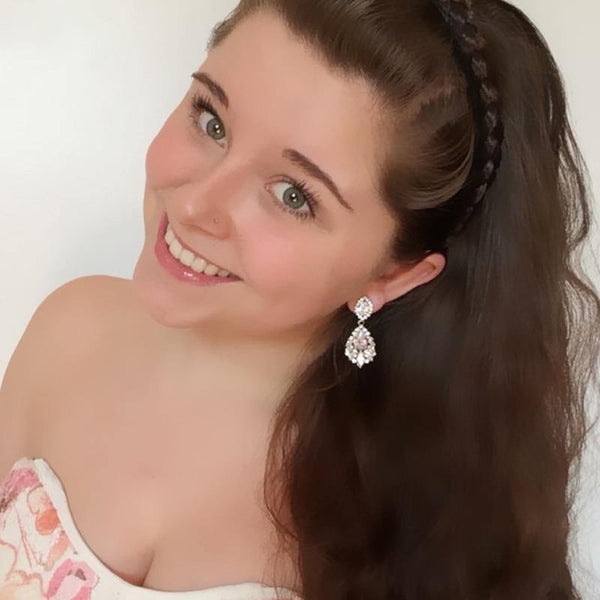 Planet Gates Elegant Chandelier AAA+ Cubic Zirconia Long Big Crystal Bridal Dangle Drop Earring for Wedding Jewelry CZ202