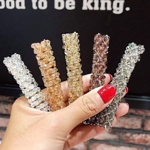 Elegant Shining Crystal Barrettes For Women Hair Ornament Headband Sweet Hair Clips Hairpins Fashion Hair Accessories