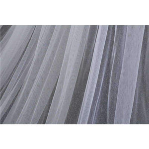 Planet Gates Elegant Wedding Veil 3 Meters Long Soft Bridal Veils With Comb One-layer Ivory White Color Bride Wedding Accessories