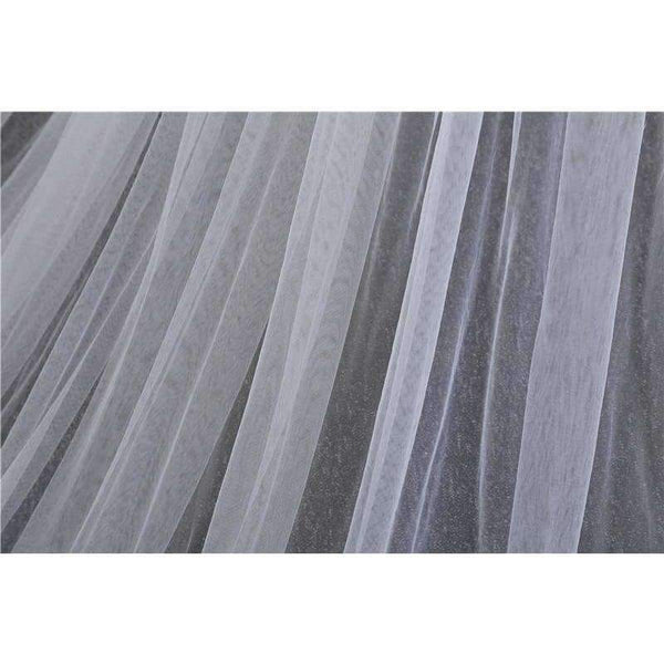 Planet Gates Elegant Wedding Veil 3 Meters Long Soft Bridal Veils With Comb One-layer Ivory White Color Bride Wedding Accessories