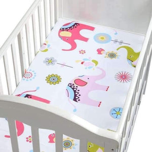 Planet Gates elephant Baby Crib Fitted Sheet 100% Cotton Infant Bed Mattress Cover Baby Bedding Set Cartoon Toddler Girls Boys Bedding Size 130*70cm