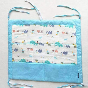 Planet Gates Elephant Bed Hanging Storage Bag Baby Cot Bed Brand Baby Cotton Crib Organizer 60*50cm Toy Diaper Pocket for Crib Bedding Set