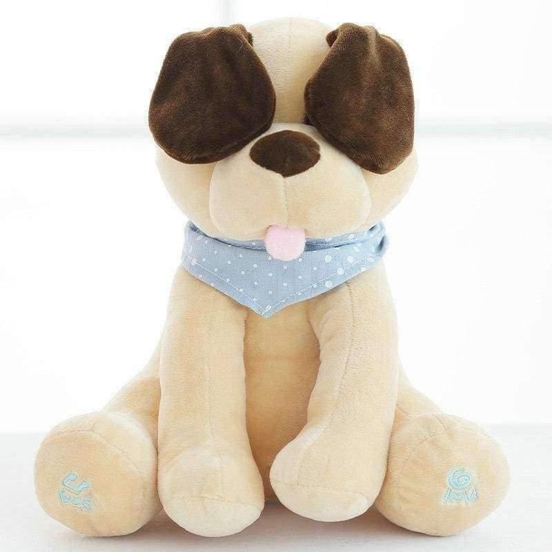 Planet Gates elephant gray Peek A Boo dog Stuffed Animals & Plush  Doll Music dog Educational Anti-stress Electric Toy For Baby