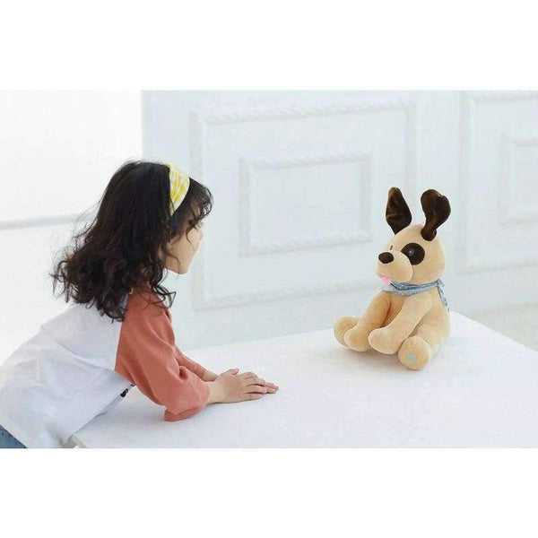 Planet Gates elephant gray Peek A Boo dog Stuffed Animals & Plush  Doll Music dog Educational Anti-stress Electric Toy For Baby