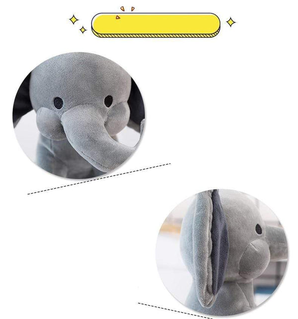 Planet Gates Elephant Plush Toys Baby Room Decorative Stuffed Dolls for Slepping 25cm Kawaii Animal Child Kids Plushiies Toy Pink Grey Doll