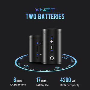 Planet Gates Elite Wireless Tattoo Pen Machine Powerful Coreless DC Motor Fast Charging 2400mAh Lithium Battery for Artist Body