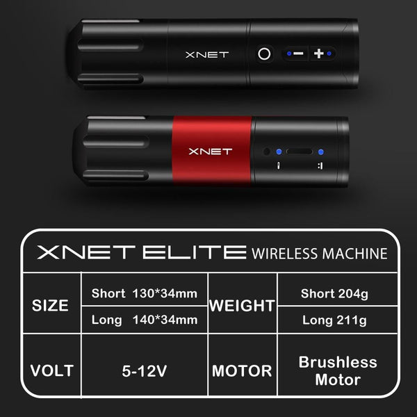 Planet Gates Elite Wireless Tattoo Pen Machine Powerful Coreless DC Motor Fast Charging 2400mAh Lithium Battery for Artist Body
