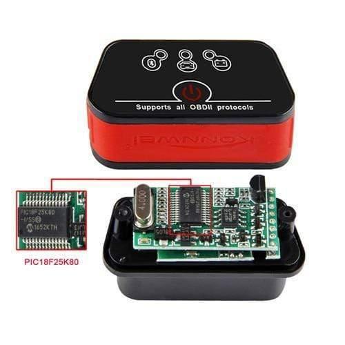 Planet Gates ELM327 OBD2 Scanner Auto scanner ICar2 KONNWEI Bluetooth ELM 327 V 1.5 Car Diagnostic Tool EML327 OBD 2 Scanner Pic18f25k80 Chip