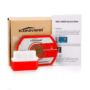Planet Gates ELM327 OBD2 Scanner Auto scanner ICar2 KONNWEI Bluetooth ELM 327 V 1.5 Car Diagnostic Tool EML327 OBD 2 Scanner Pic18f25k80 Chip