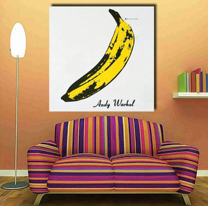 Embelish Hand Draw Andy Warhol Banana HD Print Canvas Oil Painting Kitchen Decor Wall Posters Living Room Artwork Home Pictures