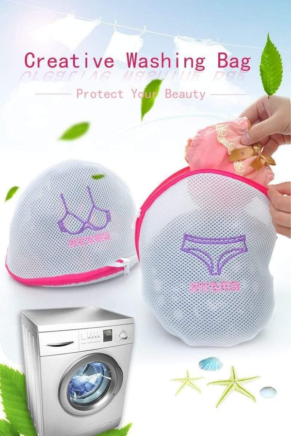 Embroidered Bra Lingerie Special Wash Bag Padded Machine Washable Mesh Kit Laundry Basket Bag Laundry Bags