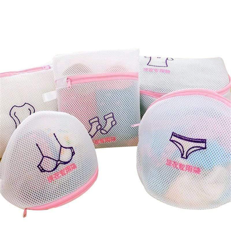 Embroidered Bra Lingerie Special Wash Bag Padded Machine Washable Mesh Kit Laundry Basket Bag Laundry Bags