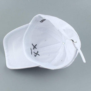 Planet Gates Embroidery 100% Cotton Baseball Cap Sad face White Black Hat Golf Cap Hip Hop Snapback Women Men