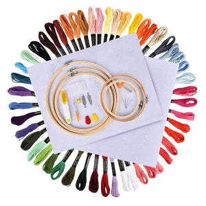 Planet Gates Embroidery Set Cross Stitch Embroidery Hoop Frame Sekin Punch Needle Thread Needlework Accessory Costura CrossStitch Sewing Tool