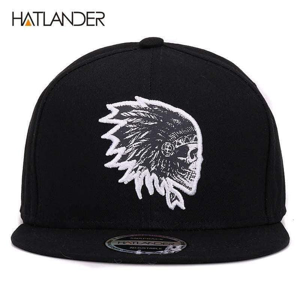 Planet Gates Embroidery Skull baseball caps hats hip hop snapbacks flat brim bones gorra sports snapback caps for men women unisex