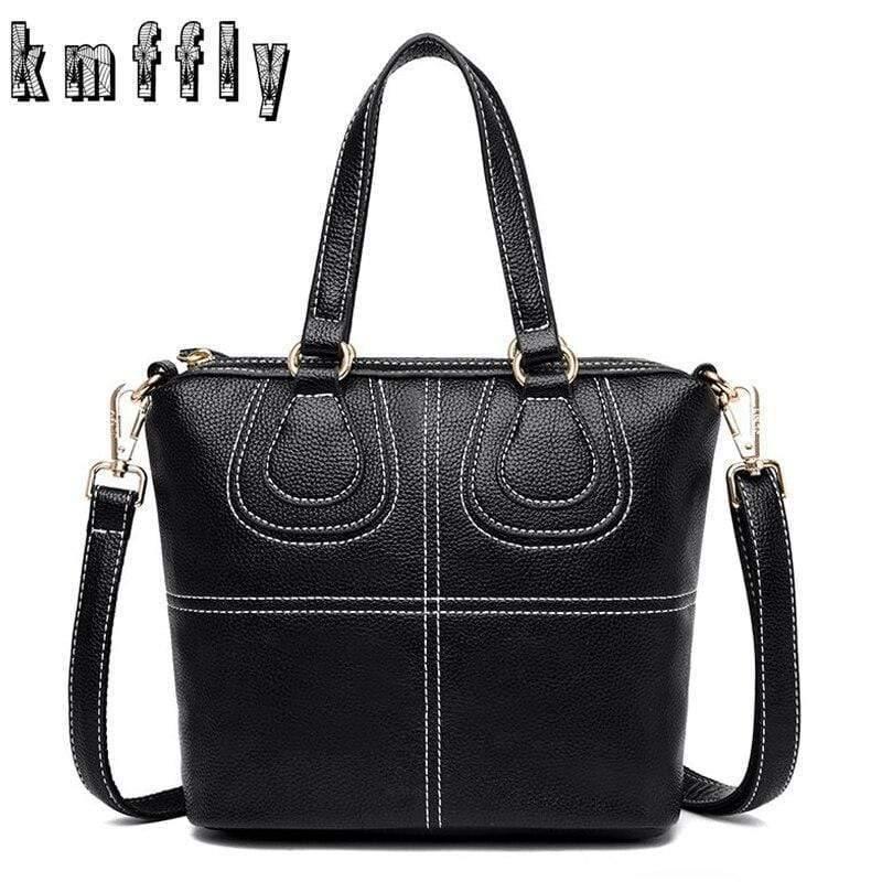 Embroidery Thread High Quality PU Leather Women Handbags Tote Bags Small Shoulder Bag Crossbody