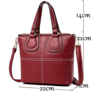 Embroidery Thread High Quality PU Leather Women Handbags Tote Bags Small Shoulder Bag Crossbody