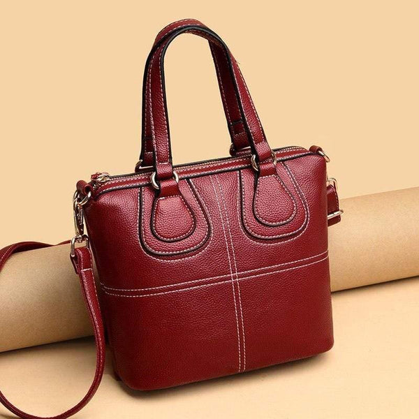 Embroidery Thread High Quality PU Leather Women Handbags Tote Bags Small Shoulder Bag Crossbody