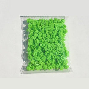Planet Gates Emerald 200pcs Mini Building Blocks DIY Brick 1x1Dots 200PCS 25Colors Educational Games Toys for Children Compatible with brands blocks