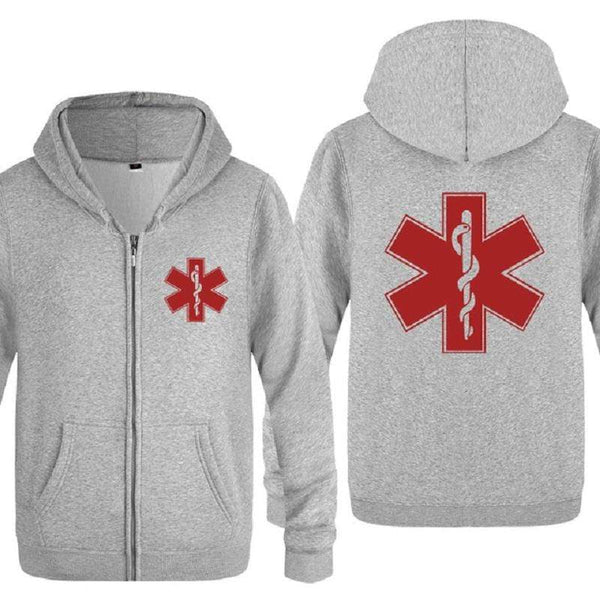 Planet Gates Emergency Ambulance Printed Hoodies Men Brand Fleece Long Sleeve Mens Jacket Sweatshirt Coat Winter Hoody Moletom Sudaderas