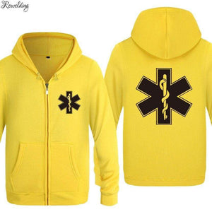 Planet Gates Emergency Ambulance Printed Hoodies Men Brand Fleece Long Sleeve Mens Jacket Sweatshirt Coat Winter Hoody Moletom Sudaderas