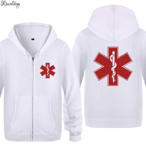 Planet Gates Emergency Ambulance Printed Hoodies Men Brand Fleece Long Sleeve Mens Jacket Sweatshirt Coat Winter Hoody Moletom Sudaderas