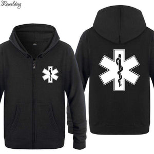 Planet Gates Emergency Ambulance Printed Hoodies Men Brand Fleece Long Sleeve Mens Jacket Sweatshirt Coat Winter Hoody Moletom Sudaderas