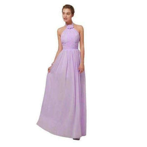 Planet Gates Emily Bridesmaid Dresses 2018 Chiffon Long Pink  A-Line Sleeveless Wedding Party Prom Girl Dresses Graduation