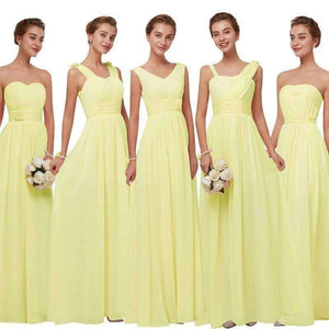 Planet Gates Emily Bridesmaid Dresses 2018 Chiffon Long Pink  A-Line Sleeveless Wedding Party Prom Girl Dresses Graduation