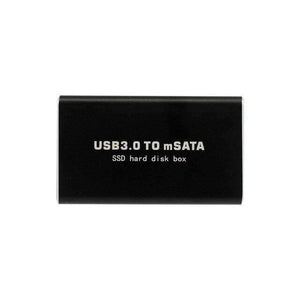 Enclosure adapter for mSATA to USB 3.0 HDD Hard Drive External Enclosure For mSATA SSD Case Box