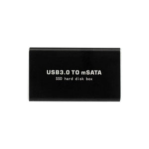 Enclosure adapter for mSATA to USB 3.0 HDD Hard Drive External Enclosure For mSATA SSD Case Box