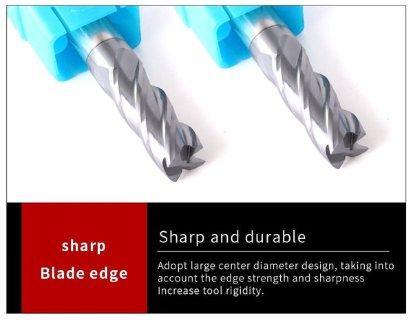 Planet Gates Endmill HRC50 4 Flute High quality Alloy Carbide Tungsten Steel Milling Cutter End Mill 3mm 4mm 5mm 6mm 8mm 10mm Milling Tools