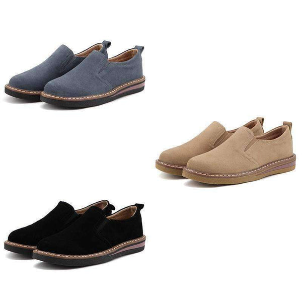 Planet Gates EOFK Нови пролетно-есенни дамски мокасини, дамски равни обувки, велурени обувки от естествена кожа, дамски мокасини, безшовни равни обувки