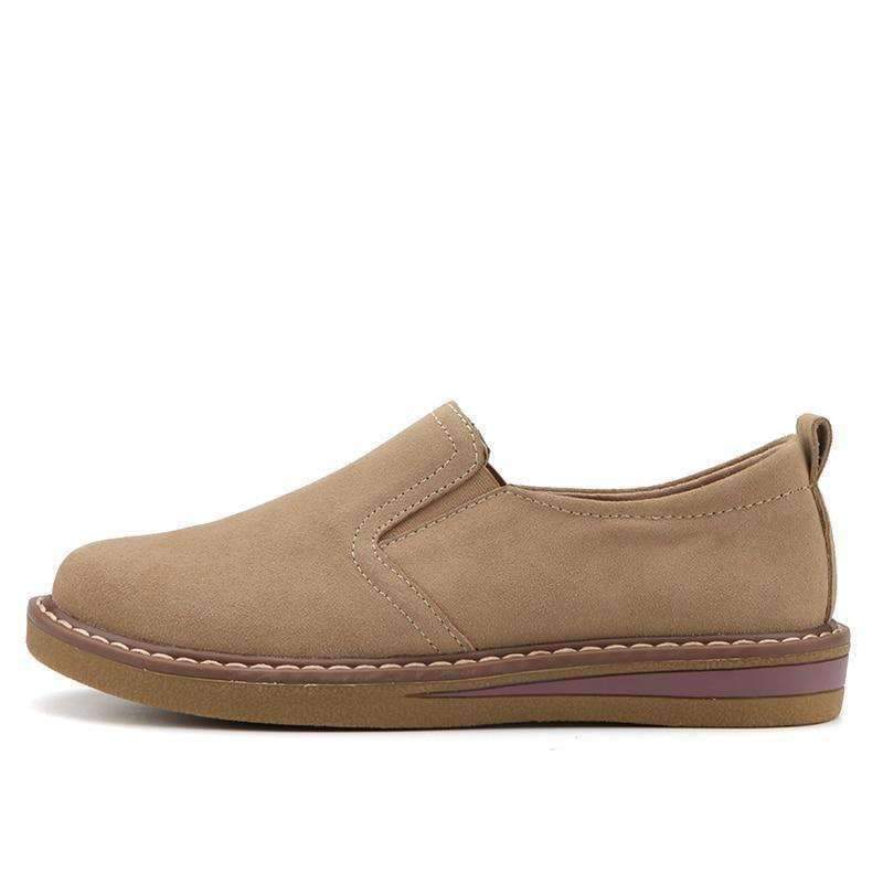 Planet Gates EOFK New Spring Autumn Women Moccasins Women's Flats Suede Genuine leather Shoes Woman Lady Loafers Slip On Flat Shoes