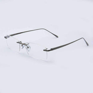 Planet Gates EOOUOOE Design Pure Titanium Women Men Unisex Rimless Glasses Prescriptio Spectacles Oculos Eyewear Gafas Opticas Glasse Frame