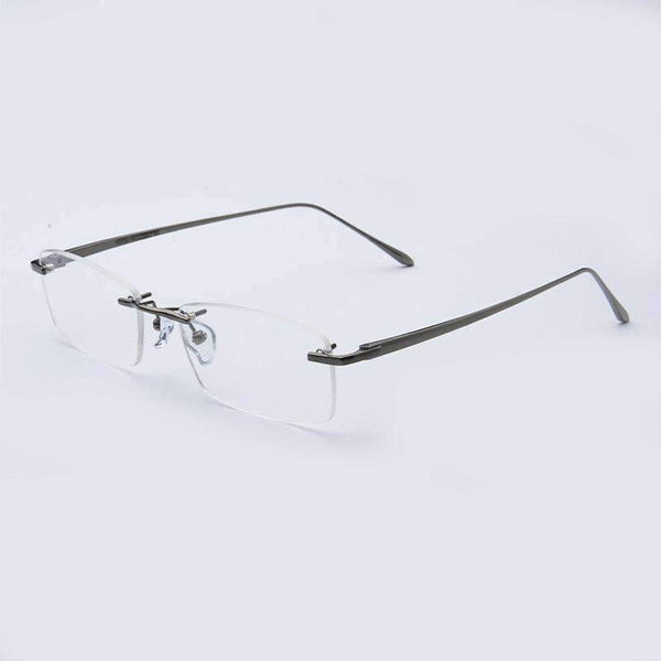 Planet Gates EOOUOOE Design Pure Titanium Women Men Unisex Rimless Glasses Prescriptio Spectacles Oculos Eyewear Gafas Opticas Glasse Frame