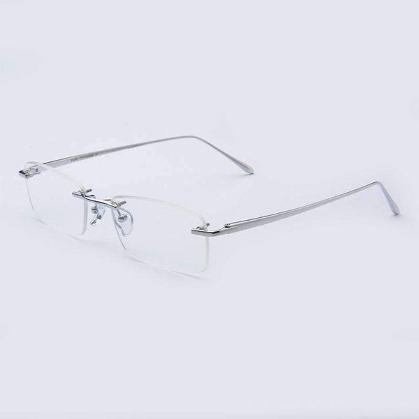 Planet Gates EOOUOOE Design Pure Titanium Women Men Unisex Rimless Glasses Prescriptio Spectacles Oculos Eyewear Gafas Opticas Glasse Frame