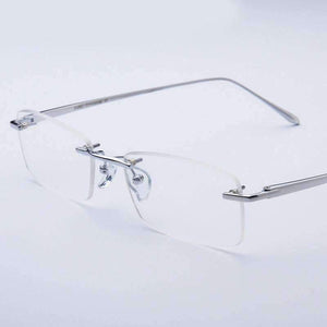 Planet Gates EOOUOOE Design Pure Titanium Women Men Unisex Rimless Glasses Prescriptio Spectacles Oculos Eyewear Gafas Opticas Glasse Frame