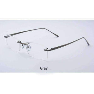 Planet Gates EOOUOOE Design Pure Titanium Women Men Unisex Rimless Glasses Prescriptio Spectacles Oculos Eyewear Gafas Opticas Glasse Frame