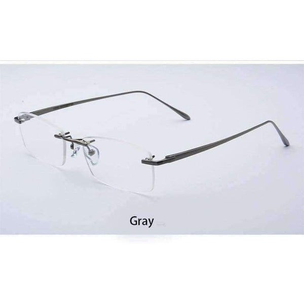 Planet Gates EOOUOOE Design Pure Titanium Women Men Unisex Rimless Glasses Prescriptio Spectacles Oculos Eyewear Gafas Opticas Glasse Frame