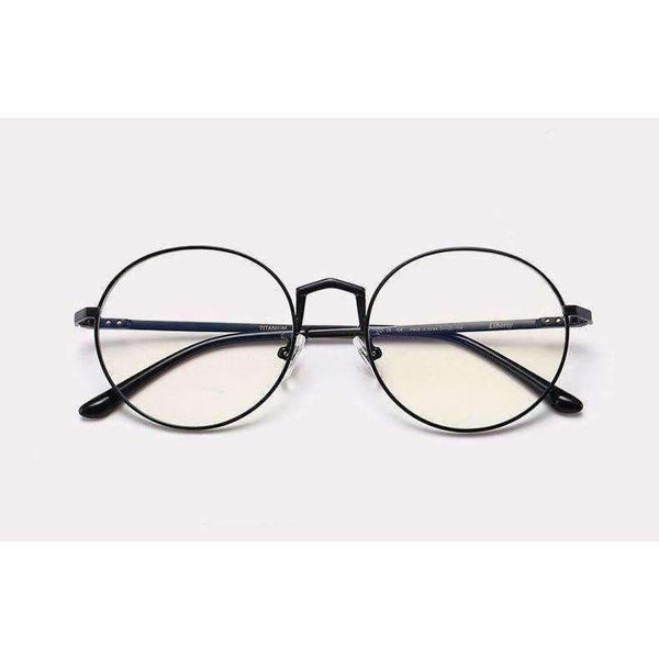 Planet Gates EOOUOOE Pure Titanium Eyewear Men Women Unisex Round Frame Gafas Oculos Goggles Female Eyeglasses Opticas Glasses Prescription