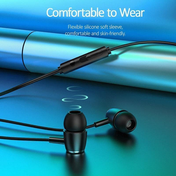 Planet Gates EP-26 Tiffany Blue in-ear Metal Earphones,USAMS 3.5mm Hifi Earbuds Bass Earphones Stereo Headset inear Wired Ear phone With Mic