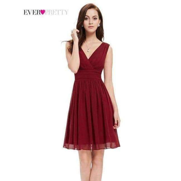 Planet Gates EP03989BD / 6 Cocktail Dresses Pink Chiffon Short Dresses Elegant Ever Pretty EP03535 A Line 2018 Special Occasion Party Dresses