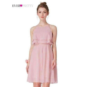 Planet Gates EP04051MV / 6 Cocktail Dresses Pink Chiffon Short Dresses Elegant Ever Pretty EP03535 A Line 2018 Special Occasion Party Dresses