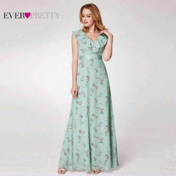 Planet Gates EP07241MG / 6 / China Evening Dresses Ever Pretty Women V-neck Empire Waist Burgundy Wine Red EP08500 2018 Special Occasion Evening Dress Party Dress