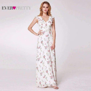 Planet Gates EP08500BD / 6 / China Evening Dresses Ever Pretty Women V-neck Empire Waist Burgundy Wine Red EP08500 2018 Special Occasion Evening Dress Party Dress