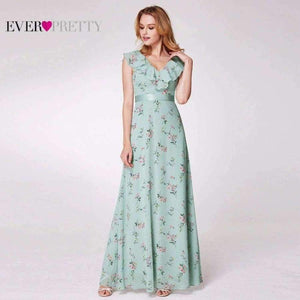 Planet Gates EP08500BD / 6 / China Evening Dresses Ever Pretty Women V-neck Empire Waist Burgundy Wine Red EP08500 2018 Special Occasion Evening Dress Party Dress