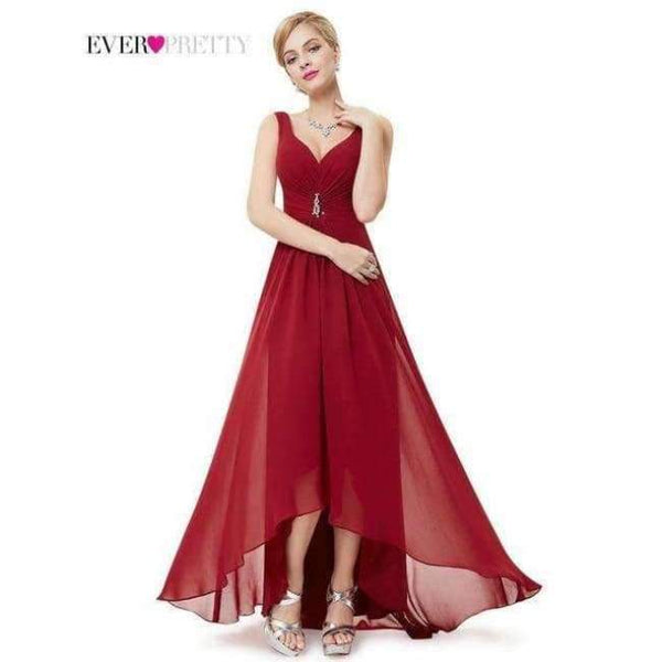 Planet Gates EP09983BD / 4 Evening Dresses Ever-Pretty  Sexy One Shoulder Chiffon Fashion 2018 Fashion Vestidos Evening Dresses