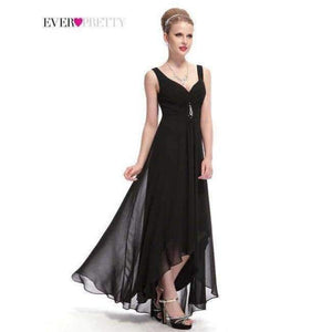 Planet Gates EP09983BK / 4 Evening Dresses Ever-Pretty  Sexy One Shoulder Chiffon Fashion 2018 Fashion Vestidos Evening Dresses