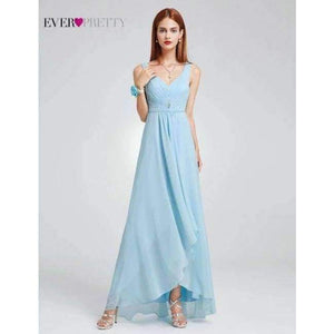 Planet Gates EP09983BL / 4 Evening Dresses Ever-Pretty  Sexy One Shoulder Chiffon Fashion 2018 Fashion Vestidos Evening Dresses